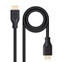Cabo Nanocable HDMI V2.0 4K@60Hz 18Gbps CCS 2m - Preto