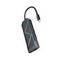 Hub Nanocable 8 em 1 USB-C 3.0 com 3x USB-A 3.0, 1x USB-C PD, 1x HDMI, 1x RJ45, 1x leitor SD, 1x leitor TF - caixa de alumínio -
