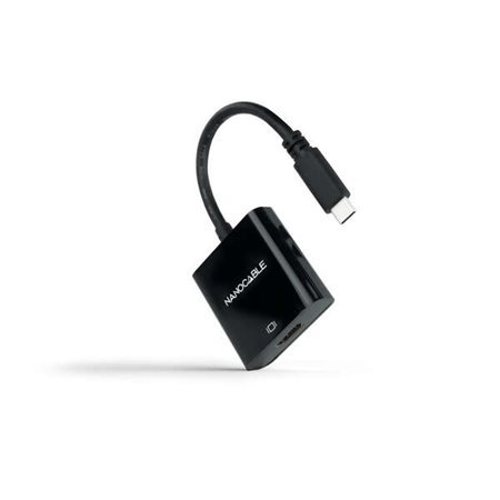 Conversor Nanocable USB-C para HDMI 4K - 15cm - Preto