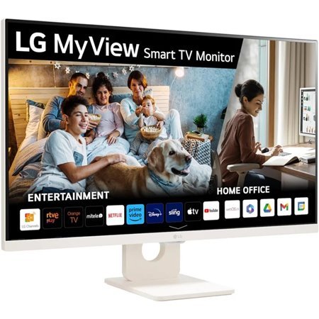 LG MyView Smart Monitor 27" LED IPS FullHD 1080p 60Hz WiFi, Bluetooth - Alto-falantes - Ângulo de visão 178º - 16:9 - HDMI, USB 