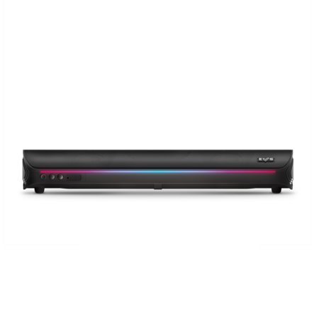 Energy Sistem ESG 2 Sonar Gaming Sound Bar 10W Bluetooth 5.0 - Iluminação RGB - Entrada Jack de 3,5 mm - Cor preta