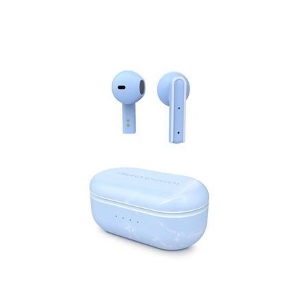 Fones de ouvido estéreo sem fio Energy Sistem com plástico reciclado - Sensor de proximidade - Assistente de voz - Bateria de 25
