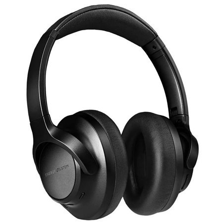 Energy Sistem Silent ANC Headphones com microfone Bluetooth 5.3 - Faixa de cabeça ajustável - Autonomia até 100h - Reprodução e 