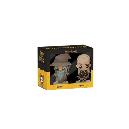 Set 2 figuras sd toys pokis o senhor dos anéis gandalf e legolas