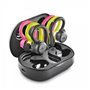 Fones de ouvido esportivos NGS Artica Jogger Bluetooth 5.3 TWS - Inclui 3 fones de ouvido de silicone de cores diferentes - Viva
