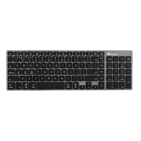 Teclado multidispositivo NGS Fortune-BT sem fio USB Bluetooth - silencioso - teclas tipo X - bateria recarregável