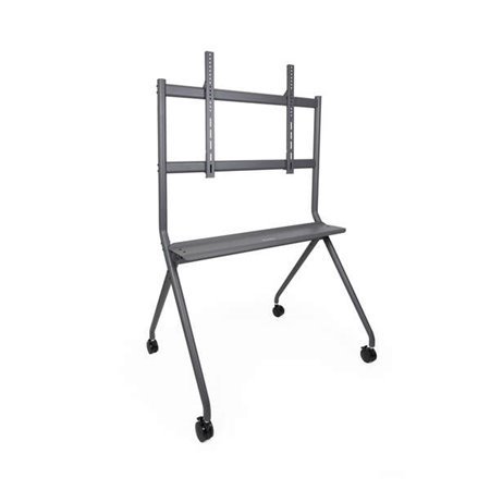 Rodas de suporte de chão Tooq para telas "Istand" 50"-86" - Cinza
