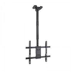 Suporte de teto Tooq para telas 32-75" - Ângulo giratório de 180º - Inclinável - Gerenciamento de cabos - Peso máx. 60kg - VESA 