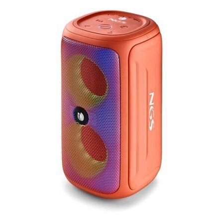Coluna Bluetooth NGS Roller Beast 32W TWS - Iluminação RGB - Autonomia até 30h - Resistência à água IPX5 - Alça de transporte - 