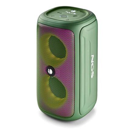 Coluna Bluetooth NGS Roller Beast 32W TWS - Iluminação RGB - Autonomia até 30h - Resistência à água IPX5 - Alça de transporte - 