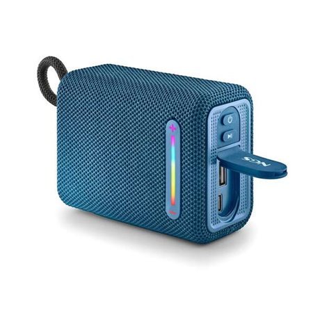 NGS Roller Fury 1 Coluna Bluetooth 15W TWS - Autonomia até 9h - Resistência à água IPX6 - Cor Azul