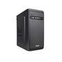 Caixa minitorre Tooq Micro-ATX/Mini-ITX - Tamanho de unidade compatível 3,5", 2,5" - USB3.0, 2.0, áudio HD - Ventilador de 80 mm