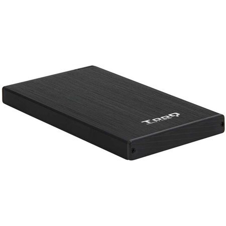 Gabinete HDD/SDD externo Tooq 2,5" até 9,5 mm SATA USB 3.0 - preto