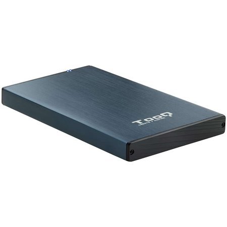 Gabinete HDD/SDD externo Tooq 2,5" até 9,5 mm SATA USB 3.0 - Azul marinho metálico