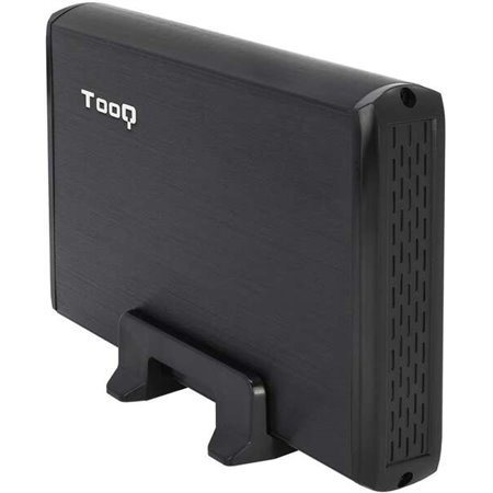Gabinete HDD externo Tooq 3,5" SATA USB 2.0 com suporte - preto