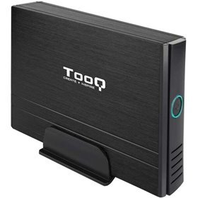 Gabinete HDD externo Tooq 3,5" SATA/IDE USB 2.0 com suporte - preto
