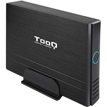 Gabinete HDD externo Tooq 3,5" SATA/IDE USB 2.0 com suporte - preto