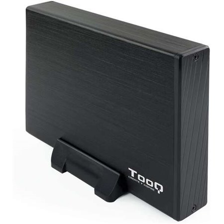 Gabinete HDD externo Tooq 3,5" SATA USB 3.0 com suporte - preto