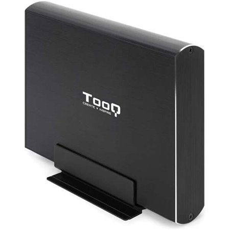 Gabinete HDD externo Tooq 3,5" SATA USB 3.0/3.1 Gen1 com suporte - preto