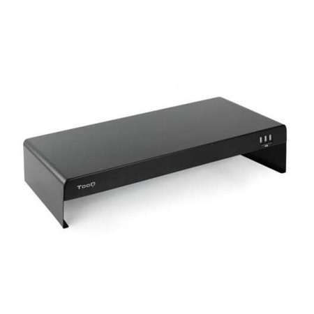 Suporte Tooq Riser para monitor ou laptop - 3x USB 2.0 - Peso máx. 20kg - Cor Preto