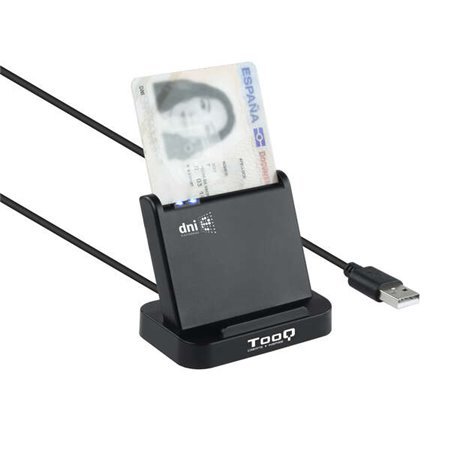 Leitor de cartão inteligente Tooq DNIe VISION USB 2.0 - Preto