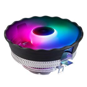 Dissipador de calor de CPU compacto Unykach Jotun DF 120 RGB 120 mm de baixo perfil - Iluminação RGB - Velocidade máx. 1600rpm -