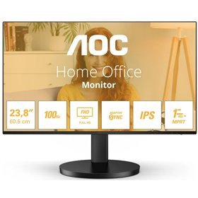 Monitor AOC 23,8" LED IPS FullHD 1080p 100Hz - Resposta de 1ms - Ângulo de visão de 178° - Alto-falantes integrados - HDMI, VGA,