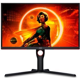 Monitor AOC 24,5" LED VA FullHD 240 Hz FreeSync Premium - Resposta de 1 ms - Altura ajustável, rotação e inclinação - Ângulo de 