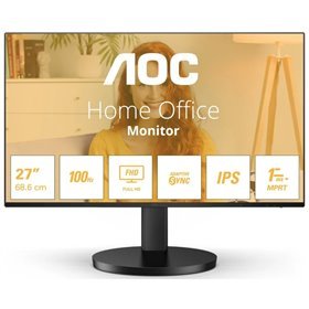 Monitor AOC 27" LED IPS FullHD 1080p 100Hz - Resposta de 1ms - Ângulo de visão de 178° - Alto-falantes integrados - HDMI, VGA, Á