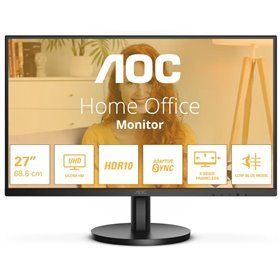 Monitor AOC 27" LED VA UltraHD 4K 60Hz - Resposta de 4ms - Ângulo de visão de 178° - Alto-falantes integrados - HDMI, Áudio - Mo