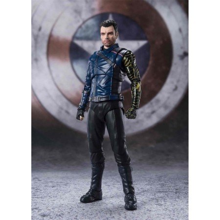 Figura tamashi nações bucky barnes figura maravilha o falcão e o soldado de inverno sh figuarts