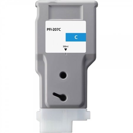Cartucho de tinta genérico Canon PFI207 Cyan - Substitui PFI207C/8790B001