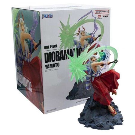 Banpresto One Piece Dioramatic Yamato - Figura colecionável - Altura 19cm aprox. - Fabricado em PVC e ABS