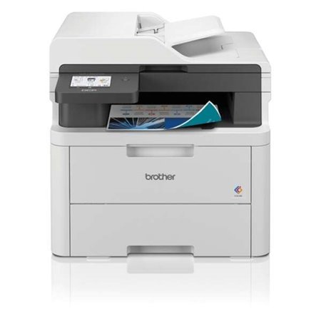 Impressora duplex multifuncional Brother DCP-L3560CDW colorida laser LED WiFi 26ppm