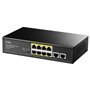Cudy FS1010P Switch PoE+ de 8 portas 10/100M com 2 portas Uplink