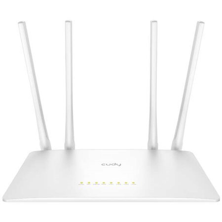 Cudy WR1200 Smart WiFi Router AC1200 Dual Band - 1 porta Wan 100/10 Mbps e 4 portas Lan 100/10 Mbps - 4 antenas externas