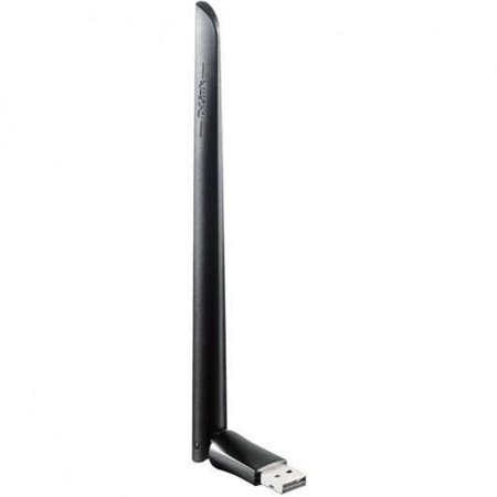 Adaptador USB WiFi sem fio de banda dupla D-Link AC600 - até 433 Mbps - WPS