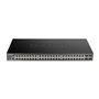 Switch semi-gerenciável D-Link 48 portas Gigabit + 4 portas 10G SFP