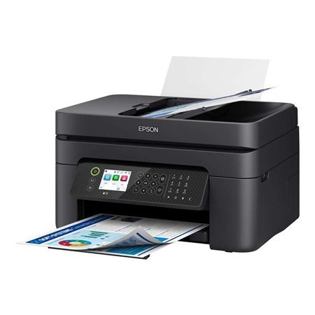 Impressora multifuncional Epson Workforce WF2950DWF Fax colorido Duplex WiFi 33ppm