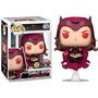 Funko Pop Marvel WandaVision Scarlet Witch Ed brilha no escuro - Figura de vinil - Altura 9cm aprox.