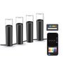 Ksix Pack 4 Smartled Outdoor RGBWIC Beacons - IP65 - Controle de APP - Fácil instalação
