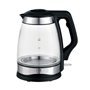 Chaleira Muvip Aço Inoxidável Vidro 1,7 Litro 2200W - Indicador de Nível de Água - Base Giratória 360º - Cor Preta