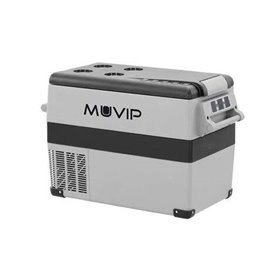Geladeira Compressor Portátil Muvip 45L - Luz LED Interior - Proteção da Bateria do Veículo - Temperatura -20º/+20º - Conexão 12