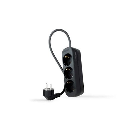 Power Strip Nanocable 3 Tomadas - 1,4m - Cor Preta