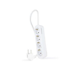 Power Strip Nanocable 4 Tomadas - 1,4m - Cor Branca
