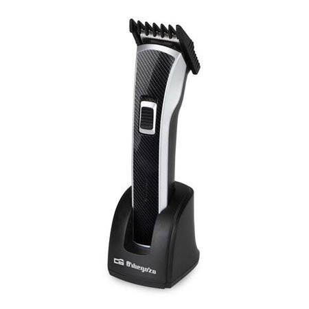 Máquina de cortar cabelo elétrica recarregável à prova d'água Orbegozo CTP 1200 Corte preciso e confortável com 5 posições de co