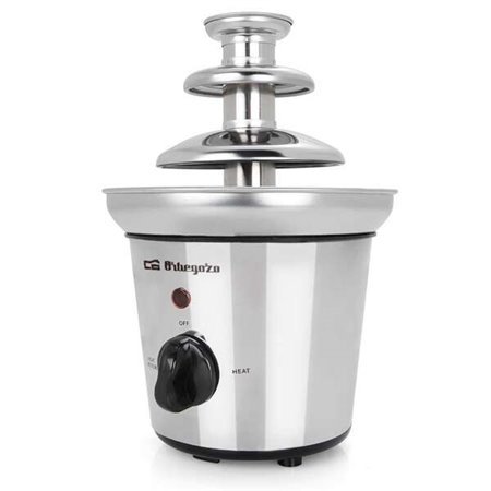 Fonte de chocolate Orbegozo Elegance - 3 camadas de aço inoxidável - Manutenção de calor - Segura e fácil de usar - Ideal para p