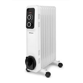 Radiador a óleo elegante e potente Orbegozo RS 2000 - Potência máxima 2000W - 9 elementos de aquecimento - Proteção contra super