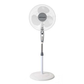 Ventilador de pé Orbegozo SF 0147 - Ventilação potente de 3 velocidades - Cabeça oscilante e multiorientável - Silencioso e segu