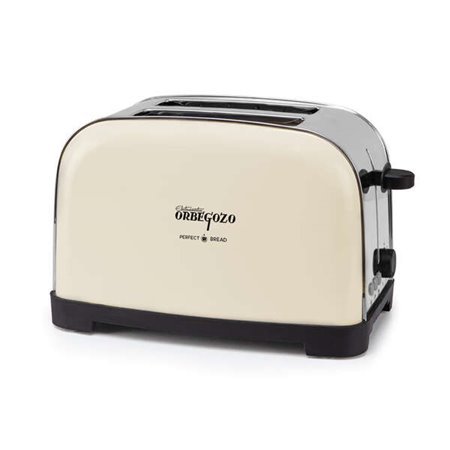 Torradeira Orbegozo TOV 5210 Vintage - Potência 750-850W - 7 níveis de torradas - Função descongelar e reaquecer - Carcaça em aç